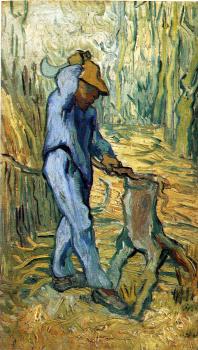 Vincent Van Gogh : The Woodcutter(after Millet)